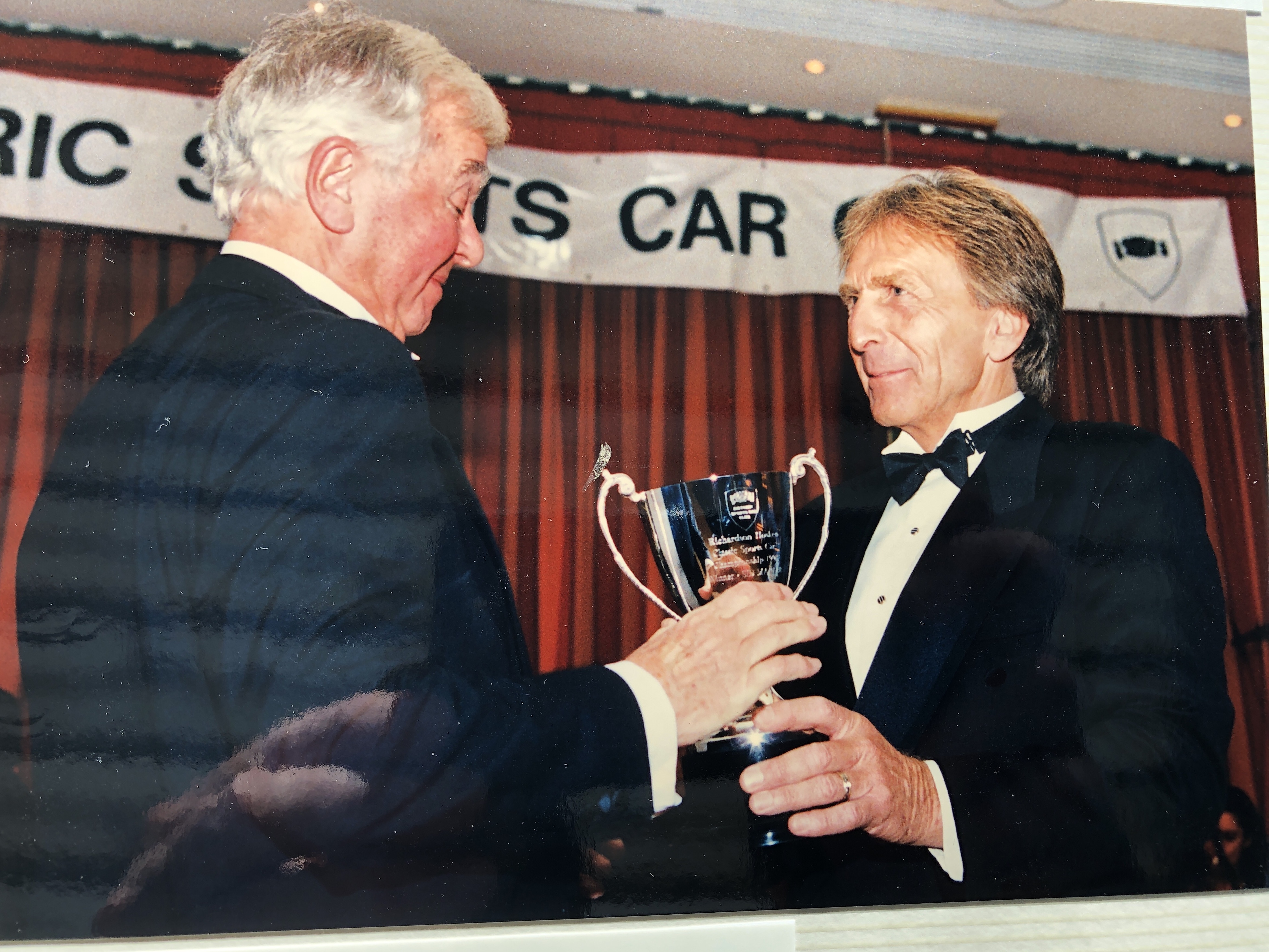Historic Sports Car Club championship trophy presentation