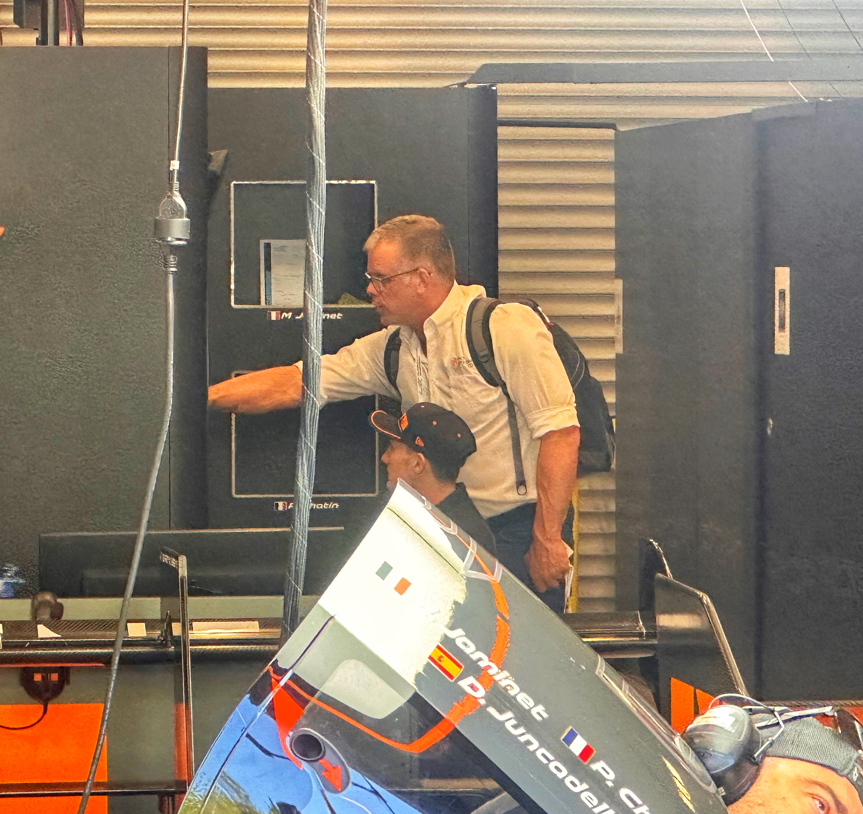 Oli Marler in the paddock